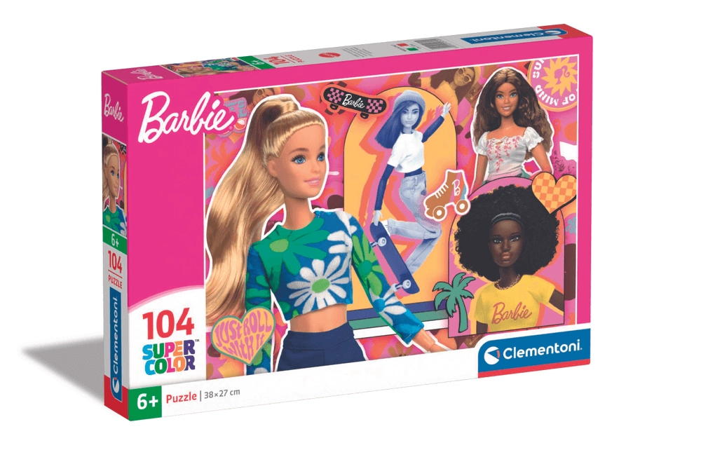Sporty Barbie Super Color Puzzle (527-25753) - 104 pcs