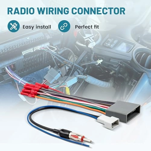 Double DIN Radio Dash Kit - Honda CRV 2007-2011 W/Radio Wire Harness