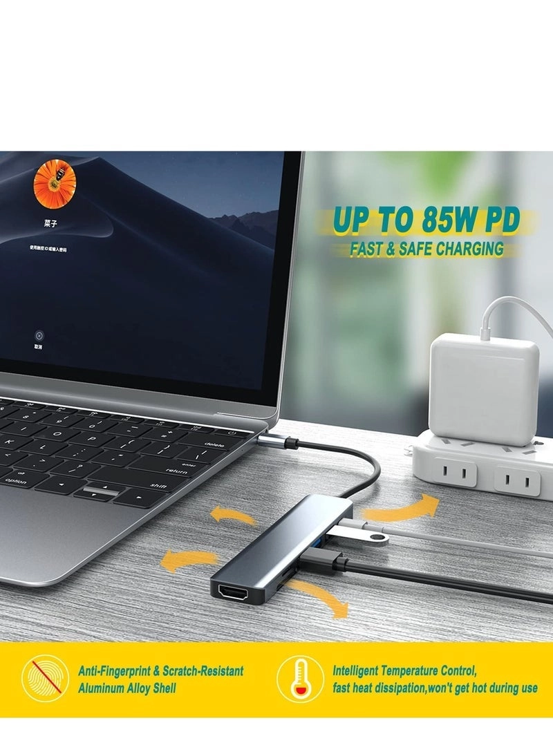 USB C Hub - 4K HDMI 100W PD
