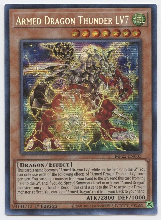 Yu-Gi-Oh! Armed Dragon Thunder LV7 MP22-EN002 - English