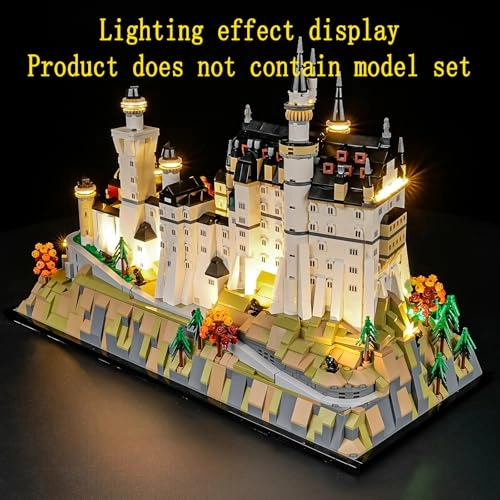 LED Light Kit - Plastic Neuschwanstein Castle 1 4.5-5V for LEGO Neuschwanstein Castle 21063