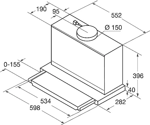 DBAH 65 LM X - 448 m³/h 598 mm