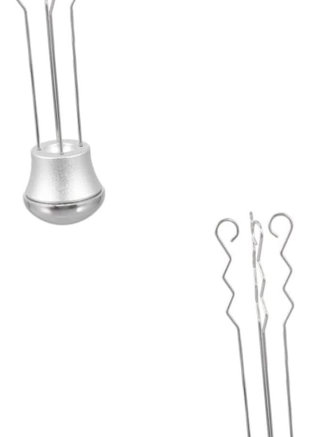 OSALADI Coffee Stirrer - 2Pcs Silver 13x3x3cm