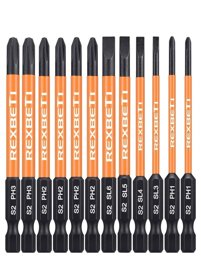 REXBETI Screwdriver Bit Set - 12 Piece 3 Inch