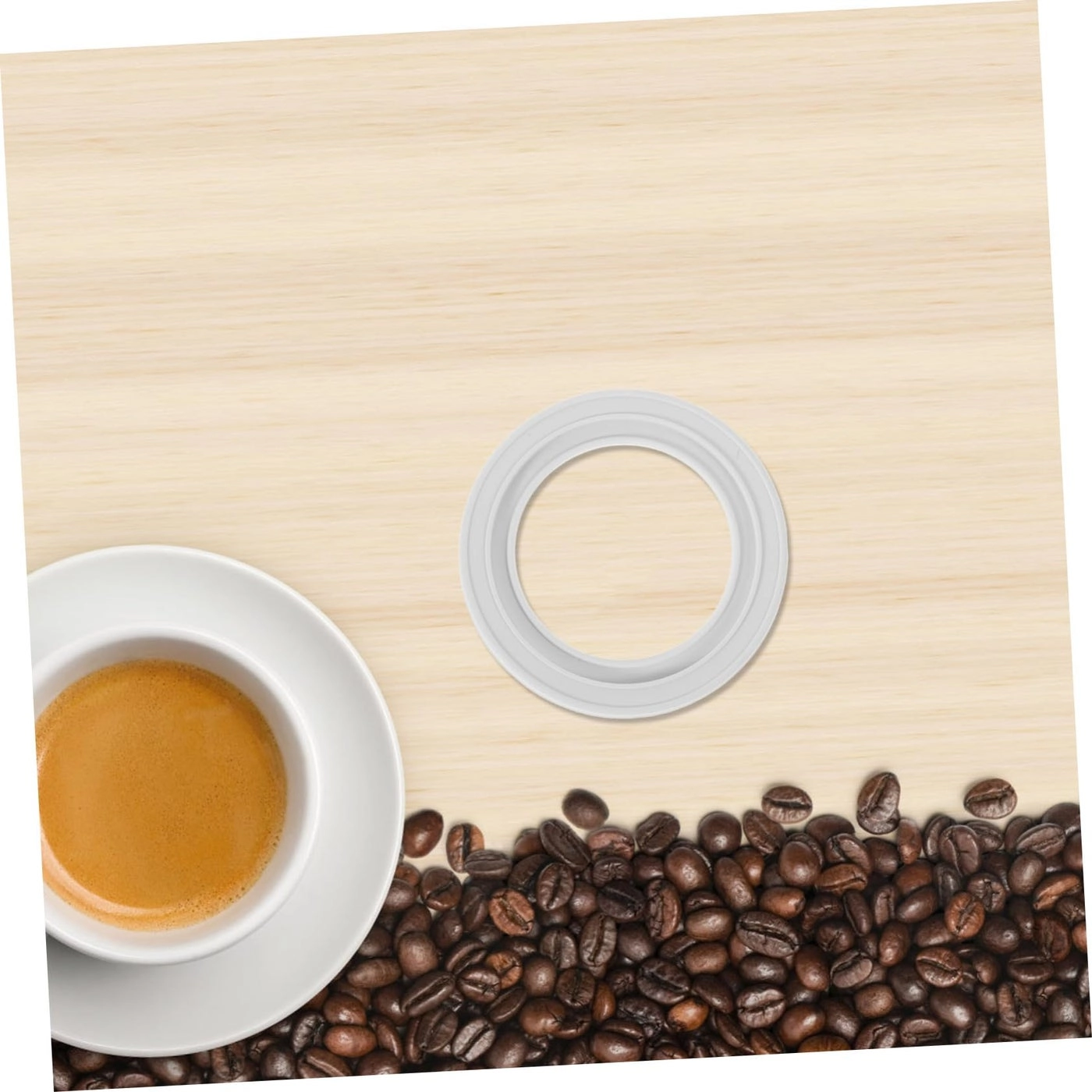 Replacement Seal Gasket - White Silicone 7.20X7.20X0.95cm