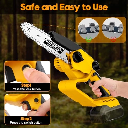 Cordless Mini Chainsaw - 650W