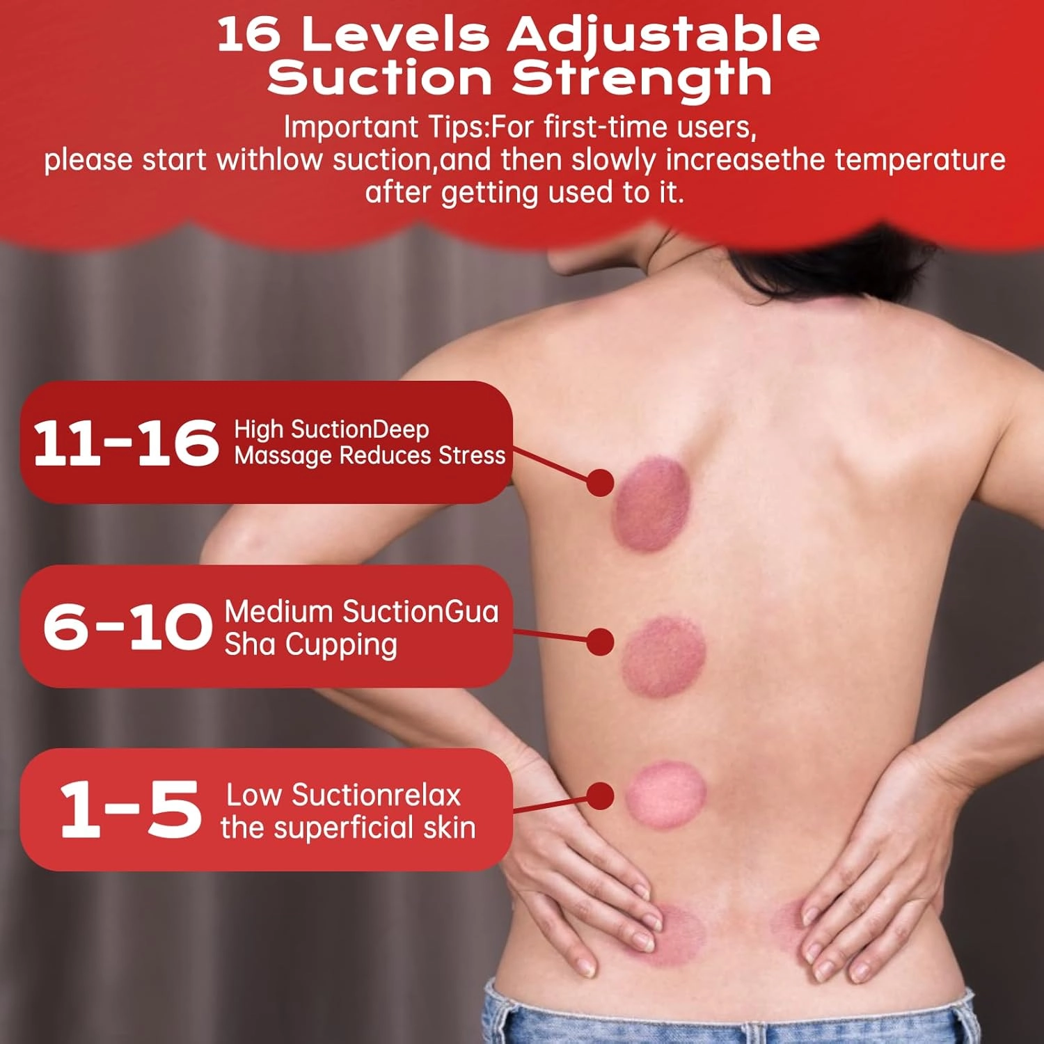 Electric Cupping Therapy Set - 16 Levels 3 Suction Modes