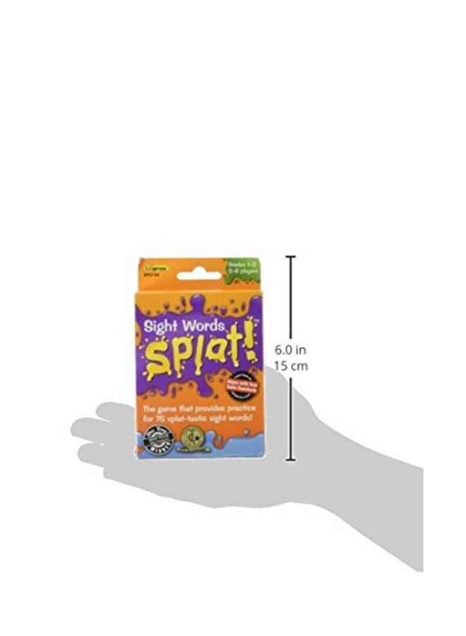 Sight Words Splat - Card Game