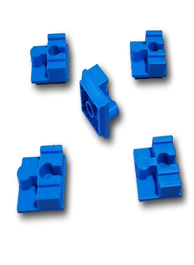 SpeedFreakCNC Duplo Bricks to Brio Compatible Wooden Train Track Adapter Set - 5pc