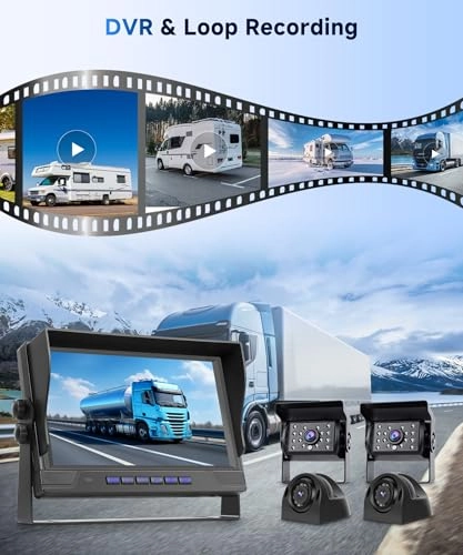 Wireless Rear Camera + Wireless Color IPS Monitor - Night Vision Wireless 720P