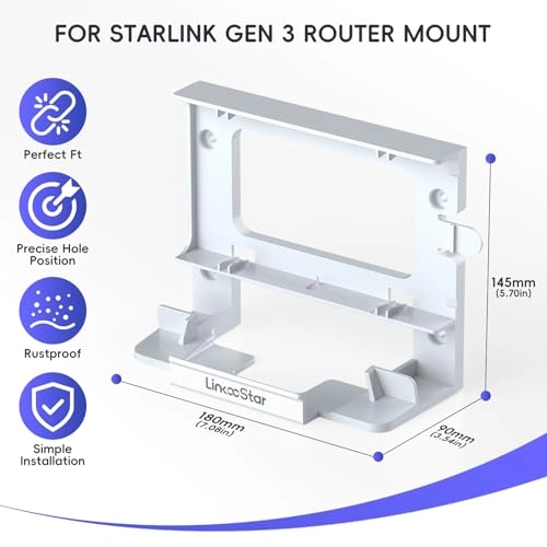 Starlink Gen 3 Router Mount - Perfect Fit for Star-link Gen 3