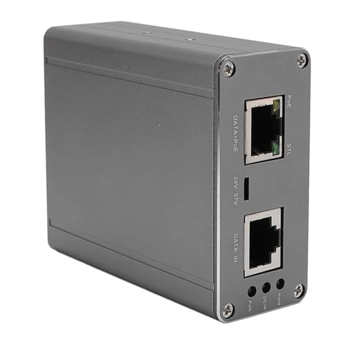 PoE Injector - 24VDC/48VDC 150W 1 x RJ45 IEEE 802.3, IEEE 802.3u, IEEE 802.3ab 10/100/1000/2500Mb/s Maximum 150W