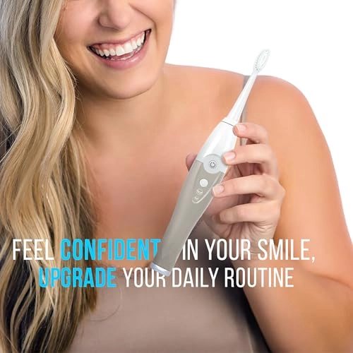 UV Sanitizing Sonic Toothbrush - Dual Speed Sandstone