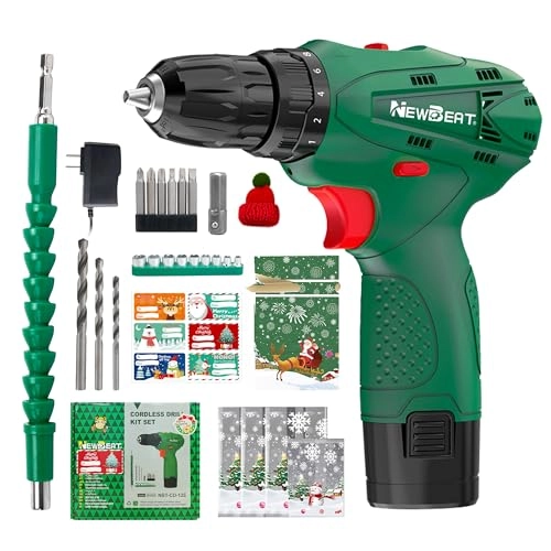 Cordless Drill Set - 1500 Milliamp Hours 12 Volts