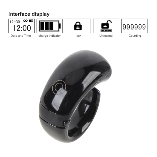 Smart Tasbih Zikr Ring - 23.9mm 22mm 20mm 18mm 16.5mm