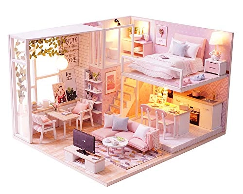 Dollhouse Miniature DIY House Kit - Creative Room 1:100