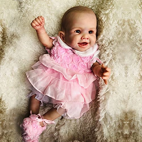 Reborn Baby Doll - 20 Inch Black Eyes