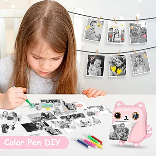 Instant Print Camera - 2.4-inch 12MP 1080P