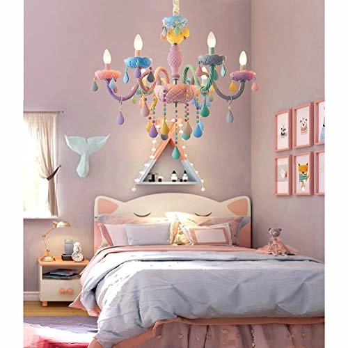 E14 Candle Crystal Chandelier - Warm Light Dimmable