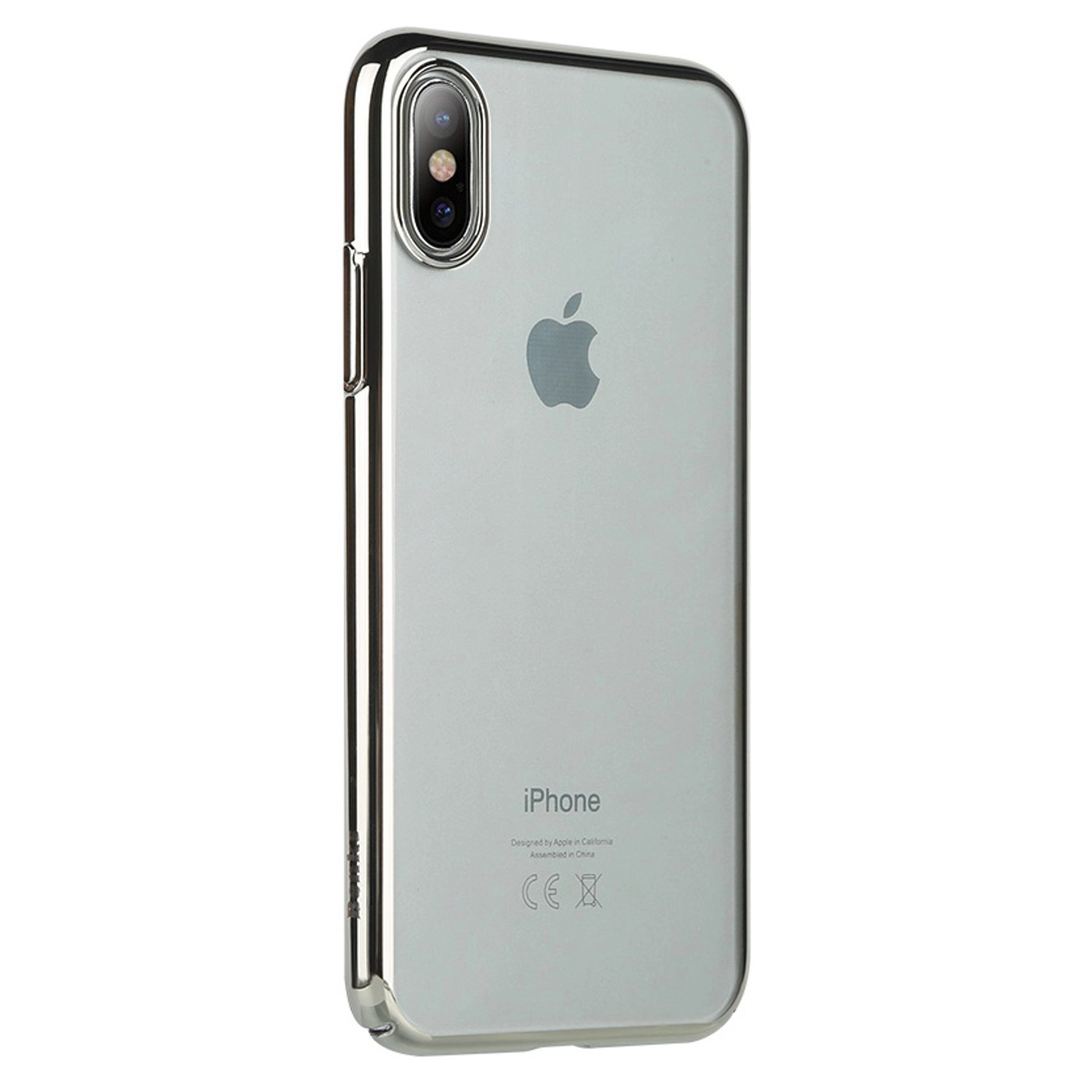 Electroplating Cover Back Case for Apple iPhone X