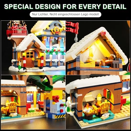 LED Light Kit - Compatible with Lego 10339 Santa's Post Office Lights Only