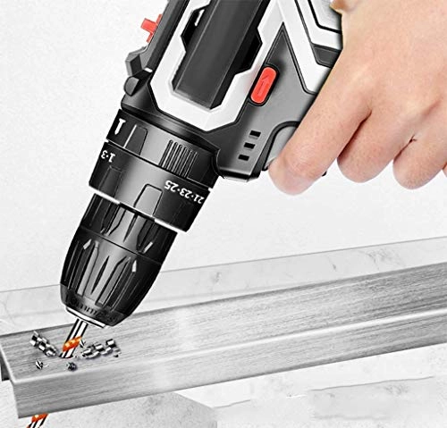 18V Electric Drill - 3-in-1 25 + 3 Torque 2x1.5Ah Batteries