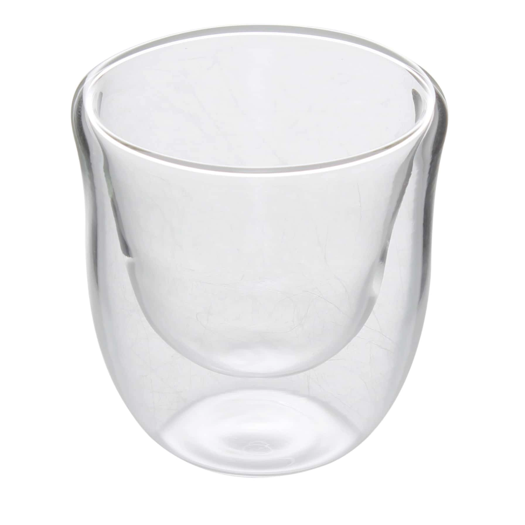 Borosilicate Double Wall Cawa Glass Tumbler - 6 pcs - 70 ml