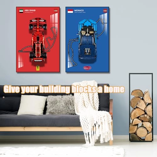 Display Wallboard - Yas Marina Circuit in the United Arab Emirates Lego Technic