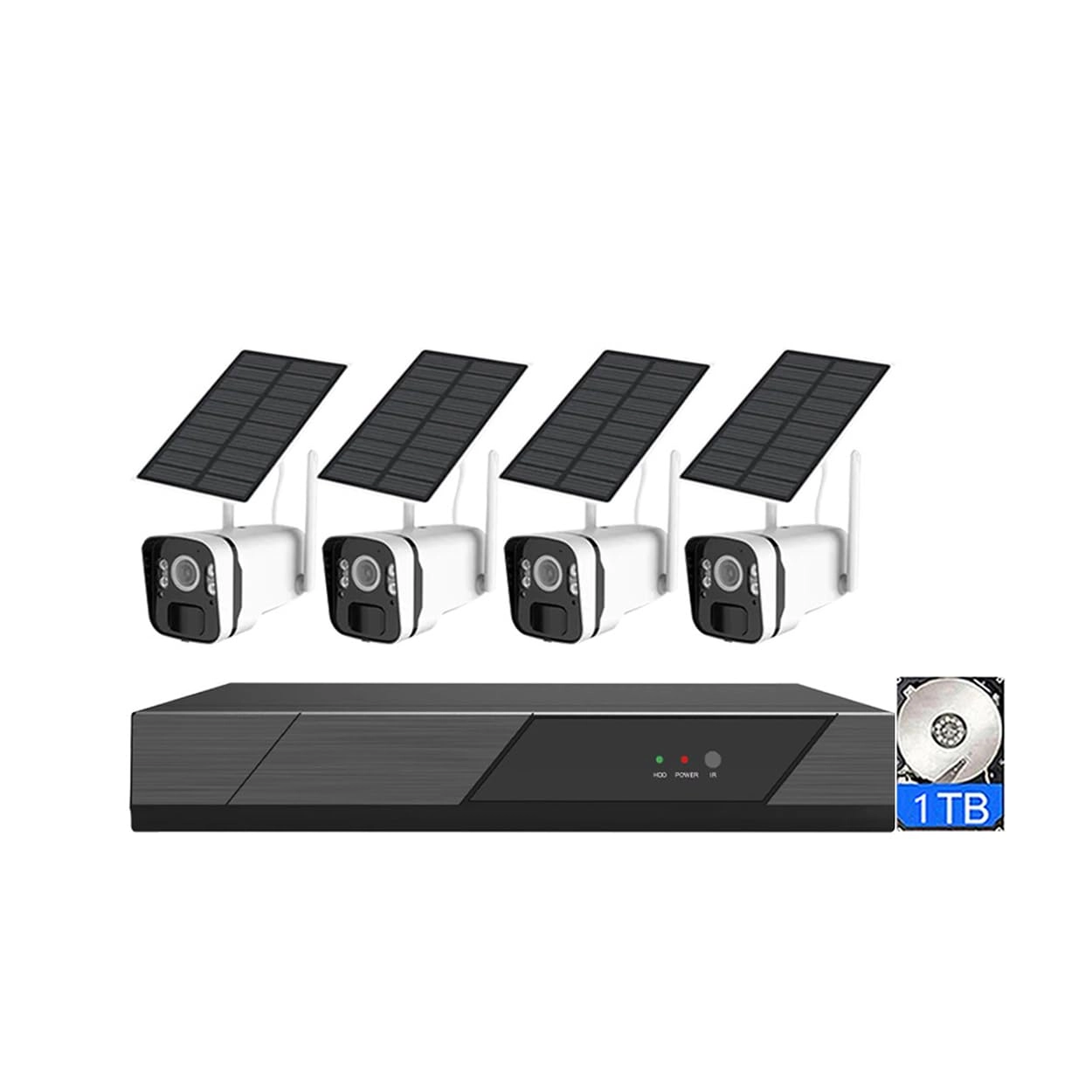 LHY224-4 - 4 cameras 8 channels 4MP