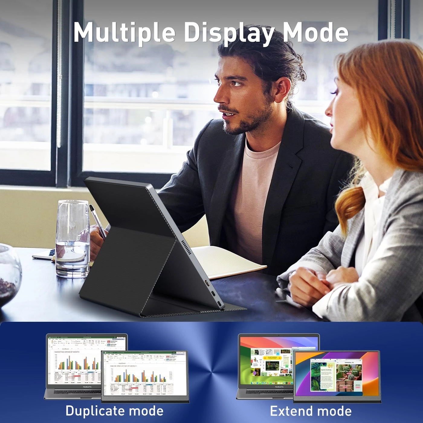 Portable Laptop Monitor - 15.6 Inch 1080P FHD