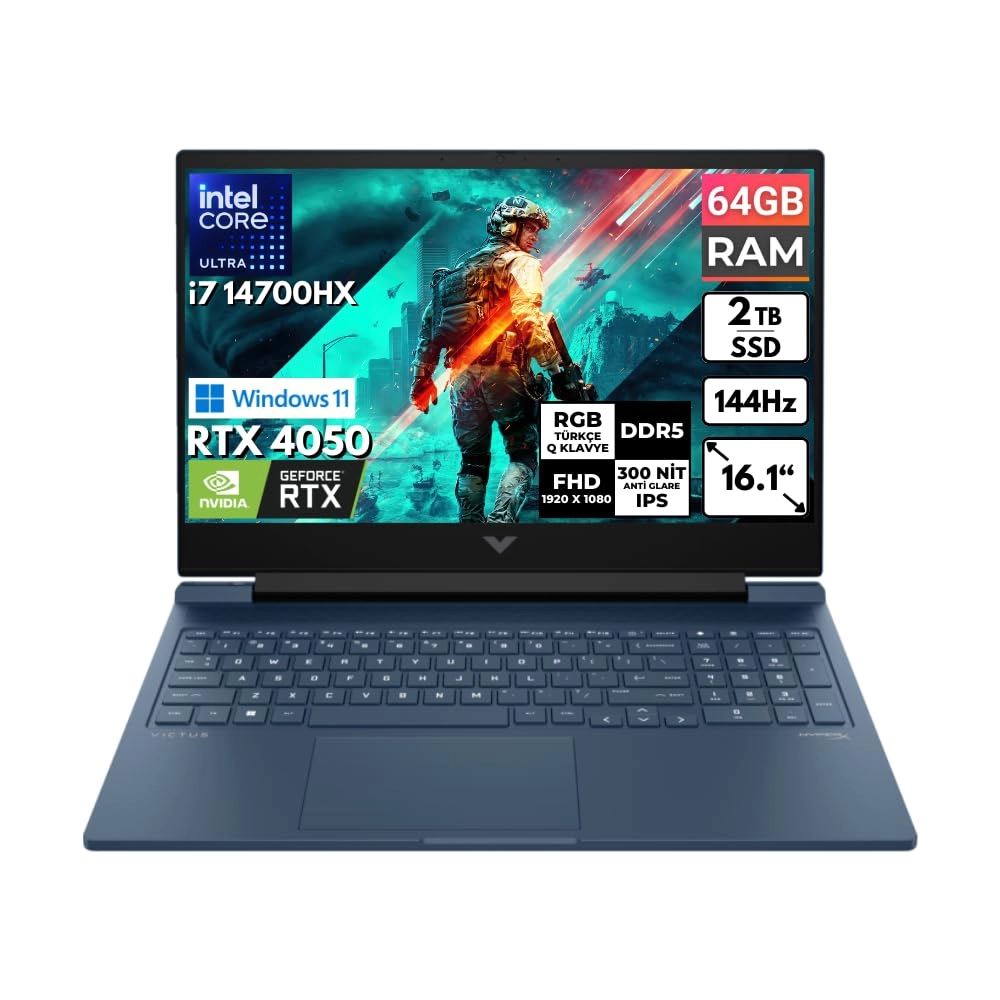 HP (Open Box) Victus 16-R 14700hx - 16'' i7-14700HX 64GB DDR4|DDR5 SDRAM 4TB SSD