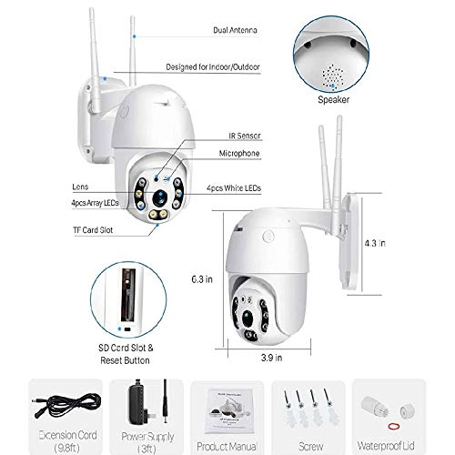 12 MP Floor Light PTZ Camera