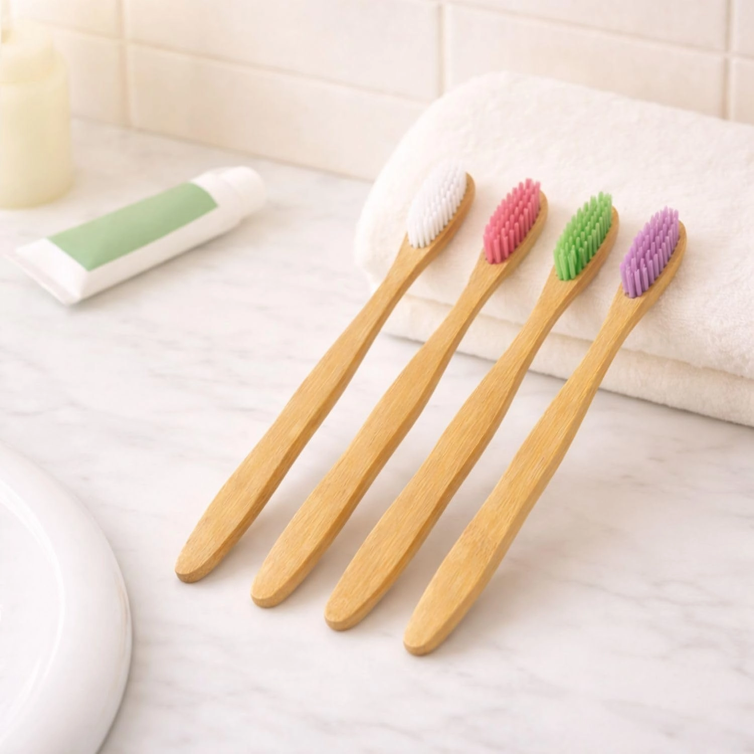 Dabster International Private Limited 14607_OB_soft_bamboo_toothbrush_Q2 - Medium 4-Piece Pack