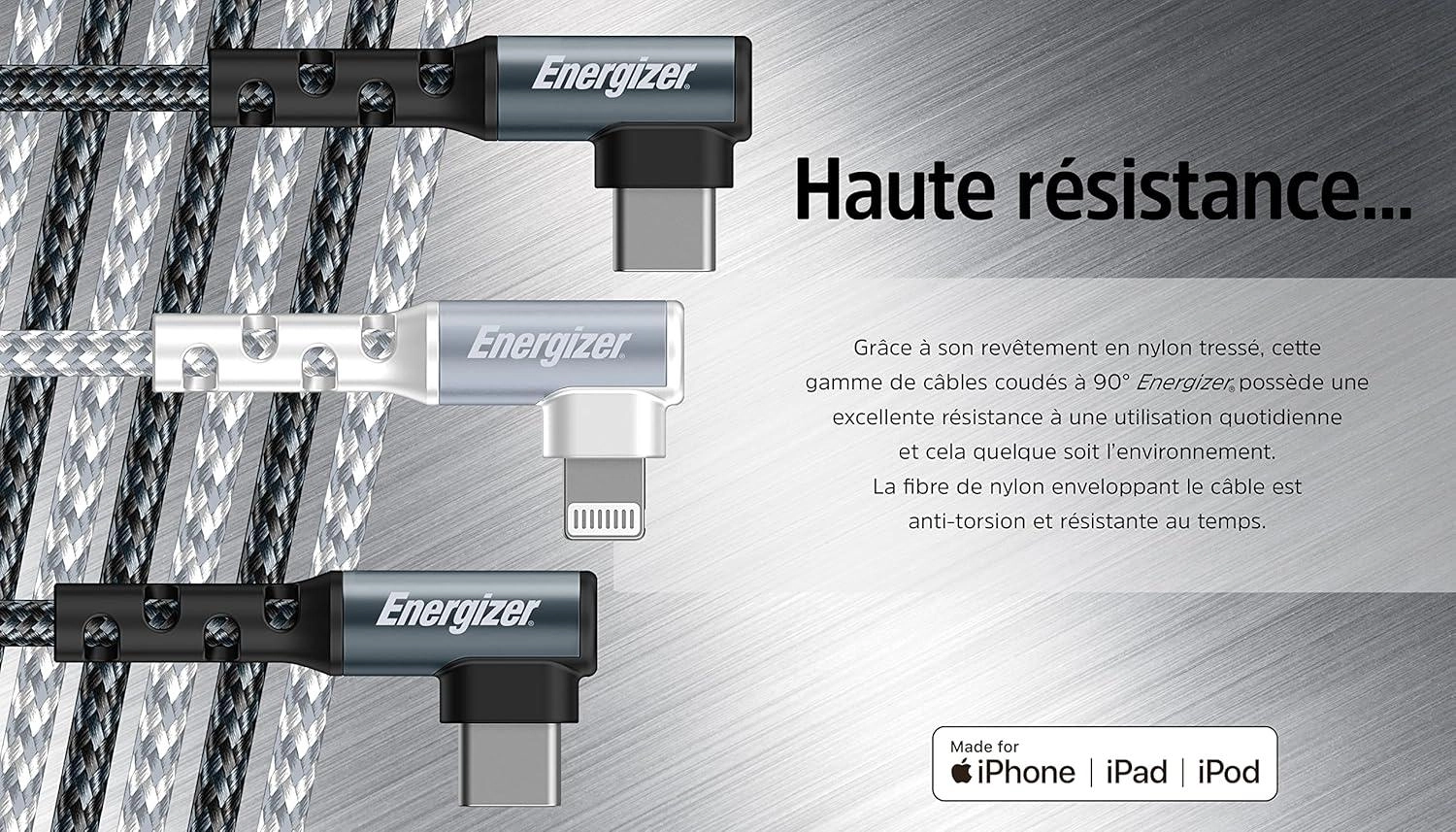 Lightning Cable USB A to Type C 2m