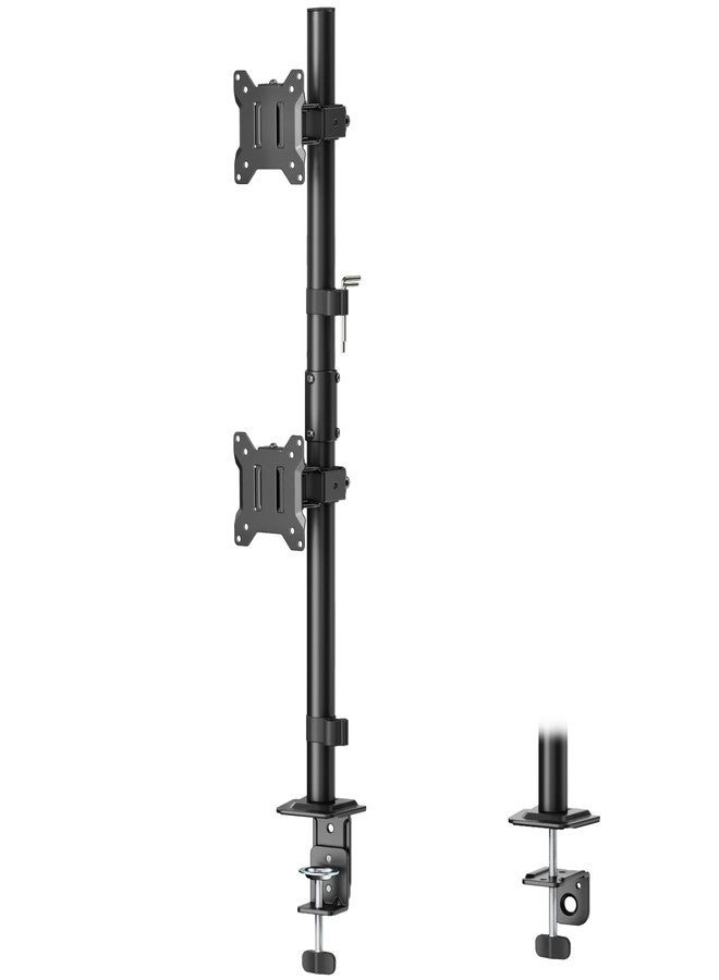 Montek Stable Stacked Dual Monitor Stand - Dual 32inch 100x100mm