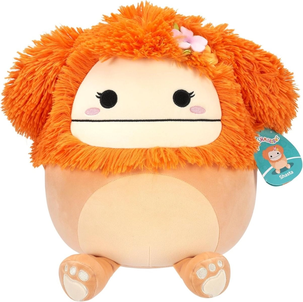 Shasta - Medium Plush 12 inch Light Orange Bigfoot