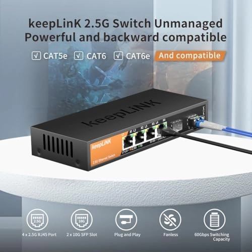 6 Port 2.5G Switch 6-ports