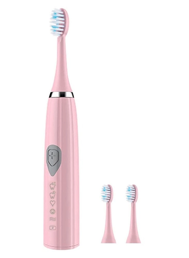 Electric Toothbrush - Powerful Sonic Blue 3 Brushheads