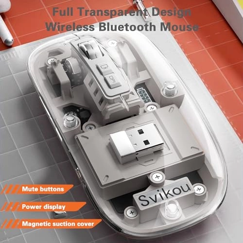 Transparent Mini Mouse - Bluetooth