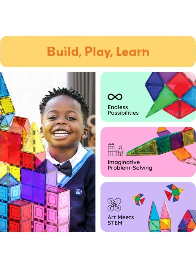 Magnet Tile Construction Set - 100pcs