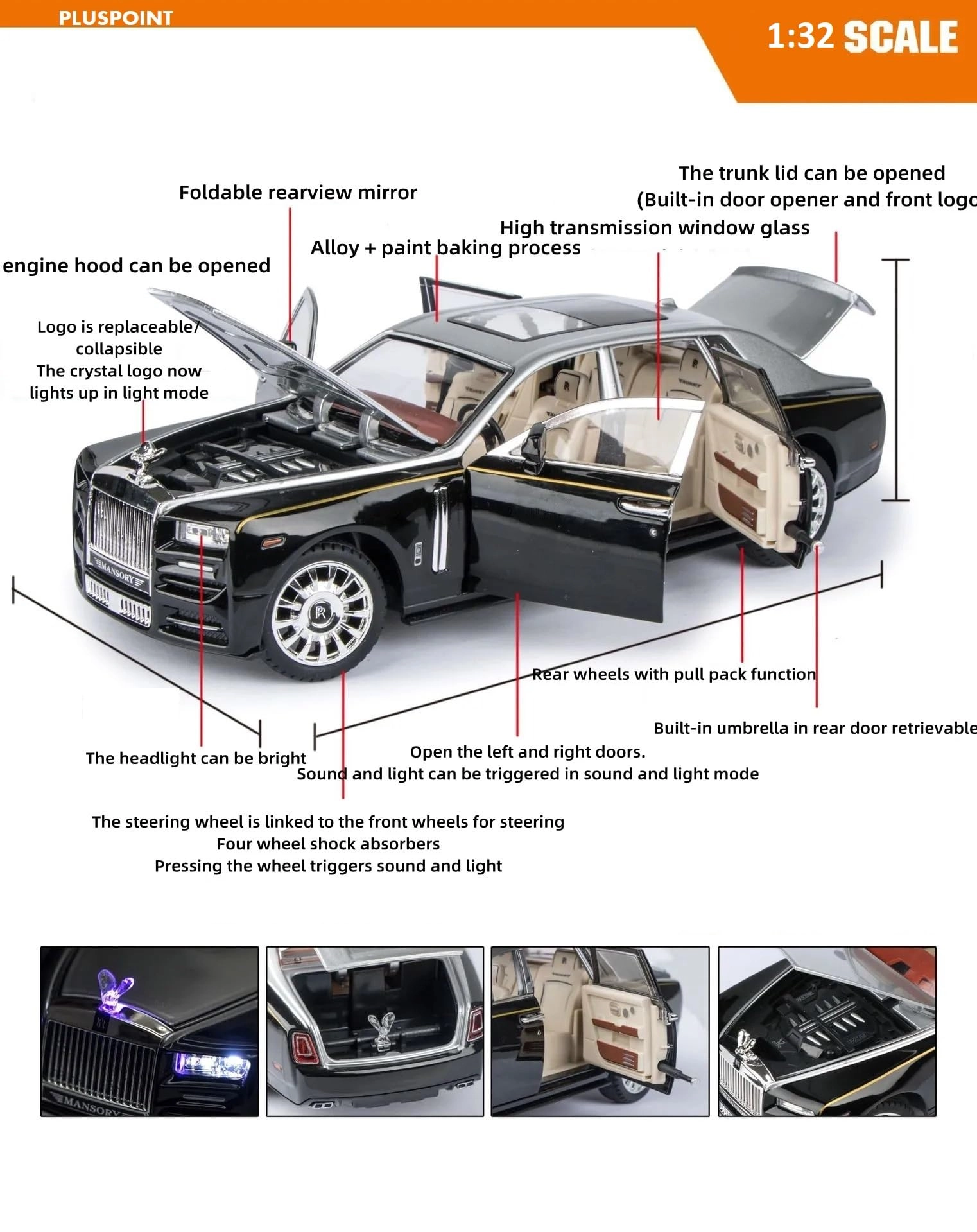 RR Phantom - 1:32 Scale 1 Count