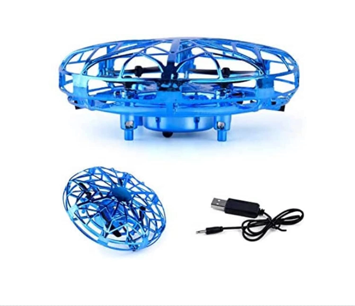 DaycMy Mini UFO Flying Ball - Blue Gesture Control