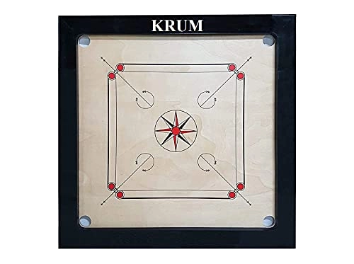 Round Pocket Carrom Board
