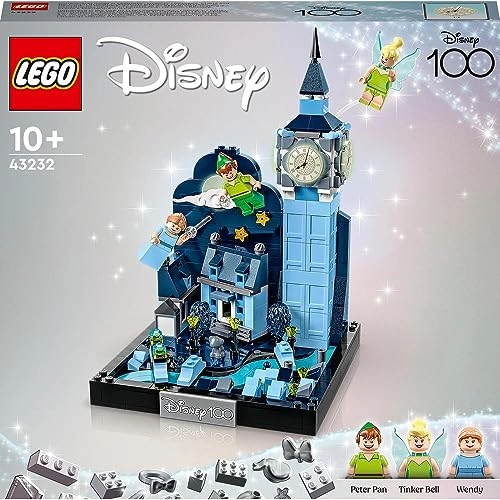 Disney Peter Pan & Wendy's Flight over London (43232) - Glow-in-the-Dark Big Ben Skyline Diorama