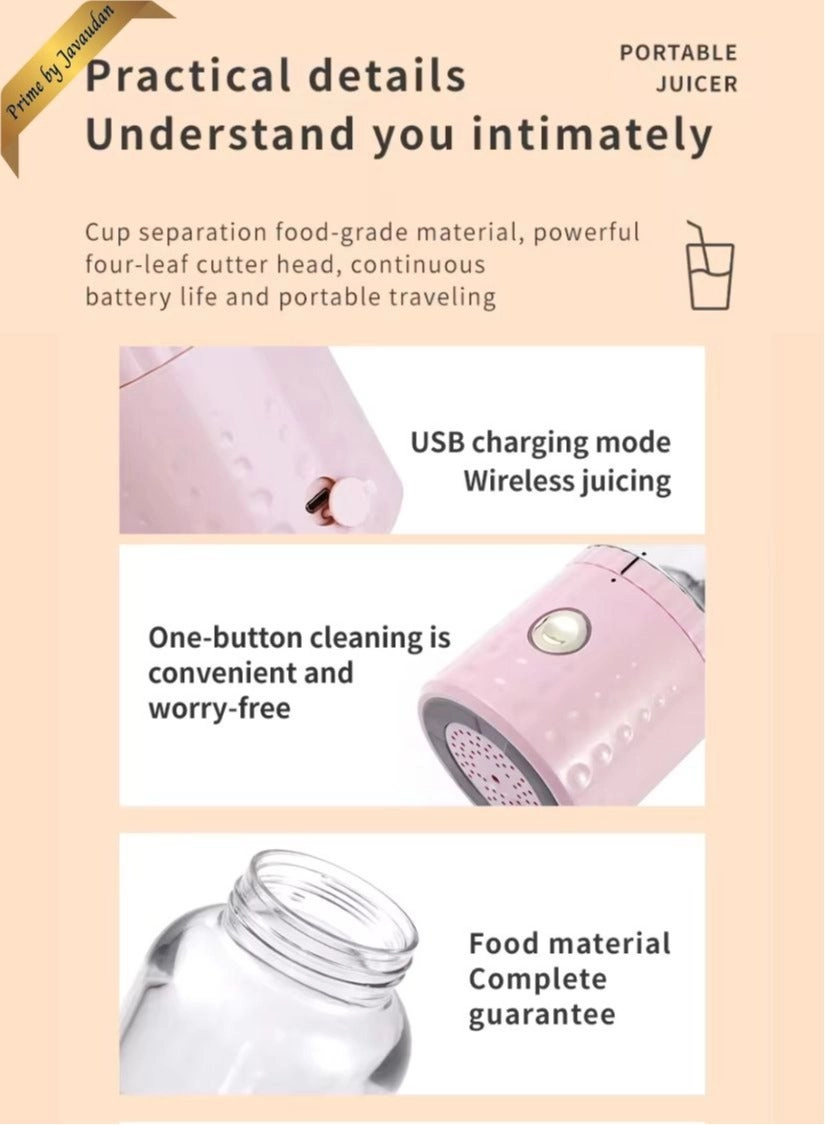 Mini Portable Blender - USB Rechargeable Multi-function