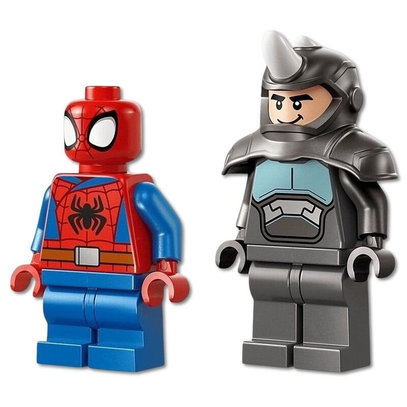 Spidey on his Motorcycle vs. Rhino - Marvel