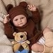 Reborn Baby Doll - 17 Inch Soft Fabric Body Sleeping Ages 3 months+