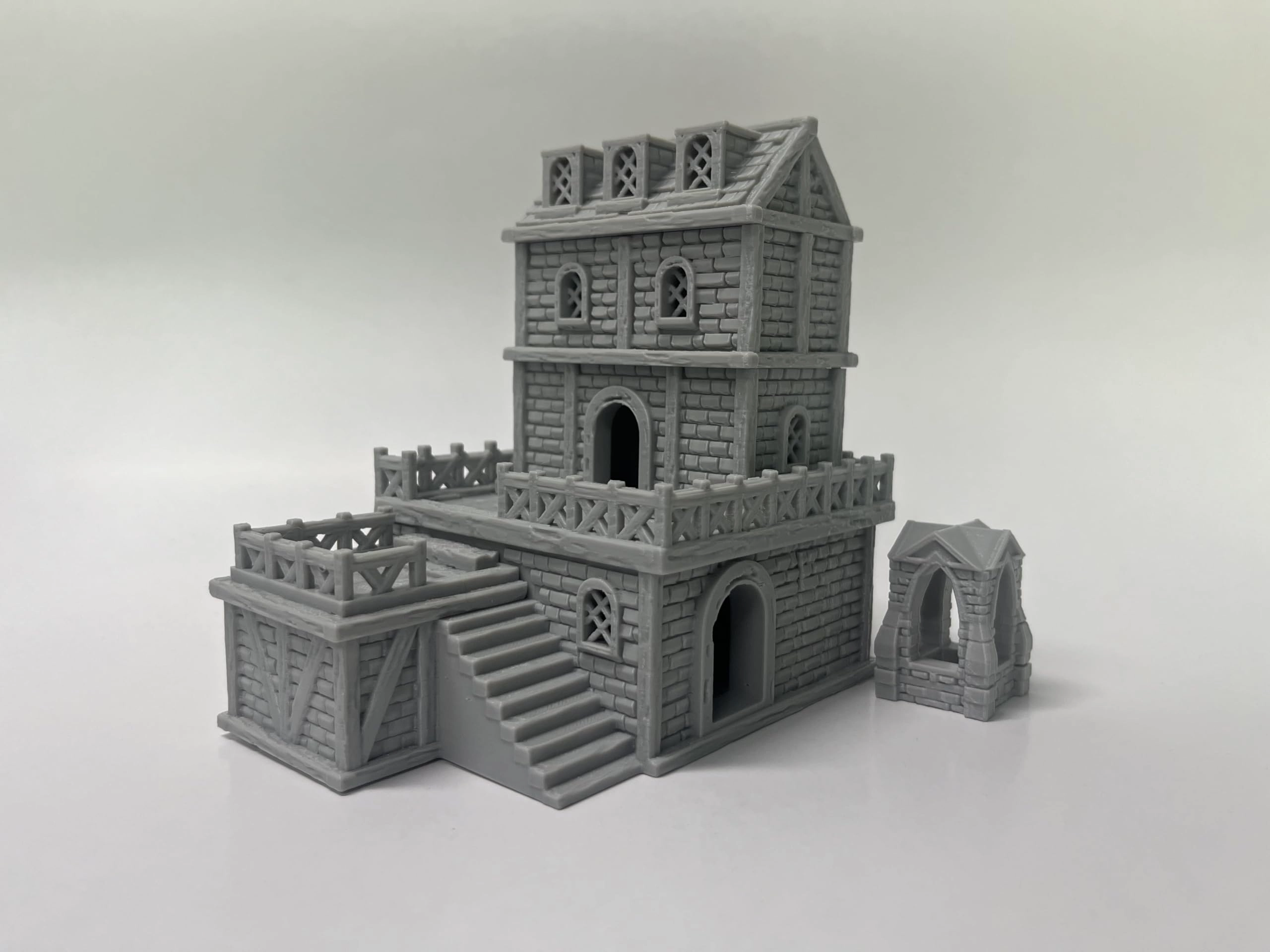 Medieval Architectural Terrain Set - 1800 18mm/28mm D&D, Warhammer