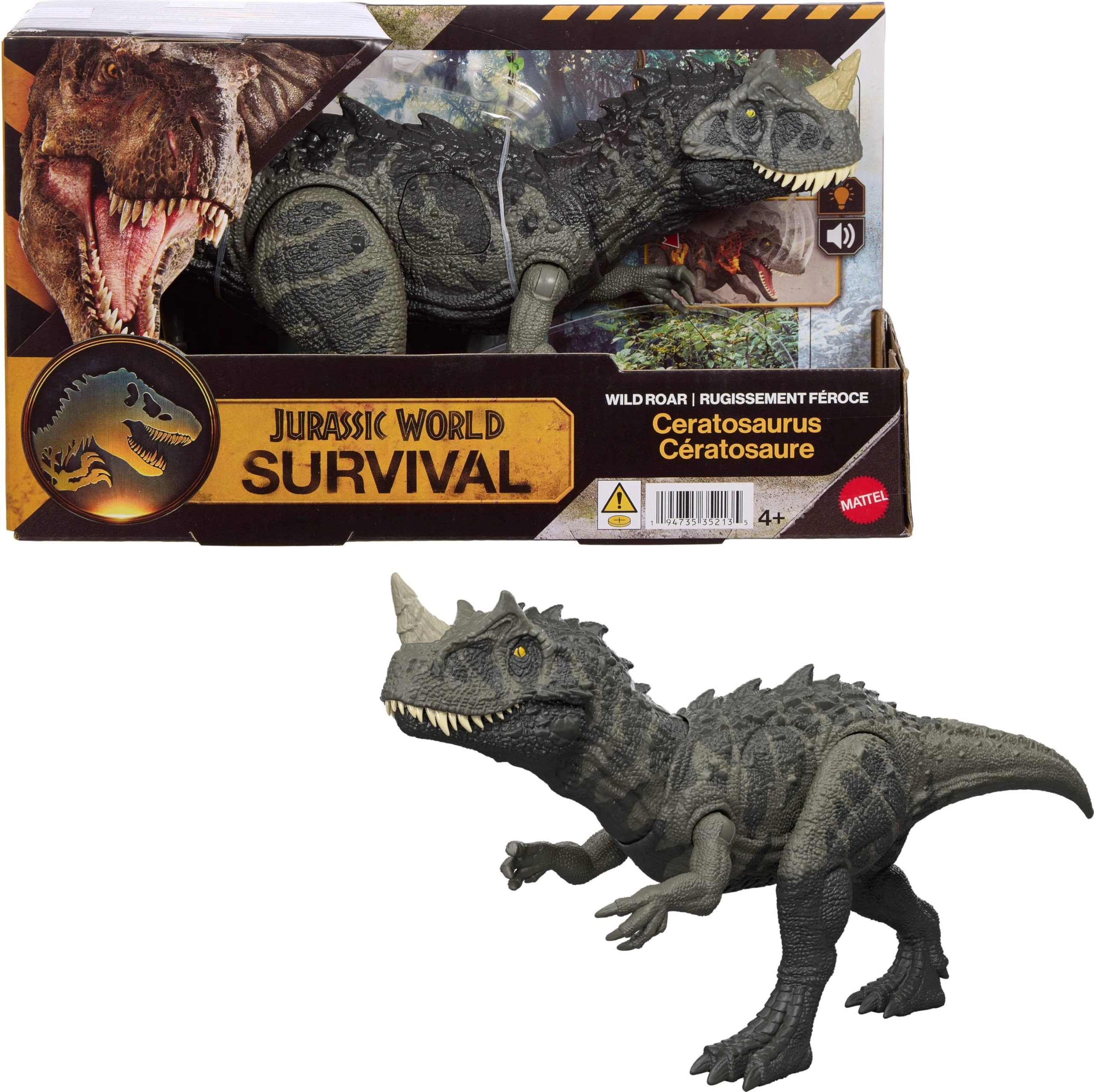 Mattel Ceratosaurus - Dinosaur (12.7 cm) (JKL77)