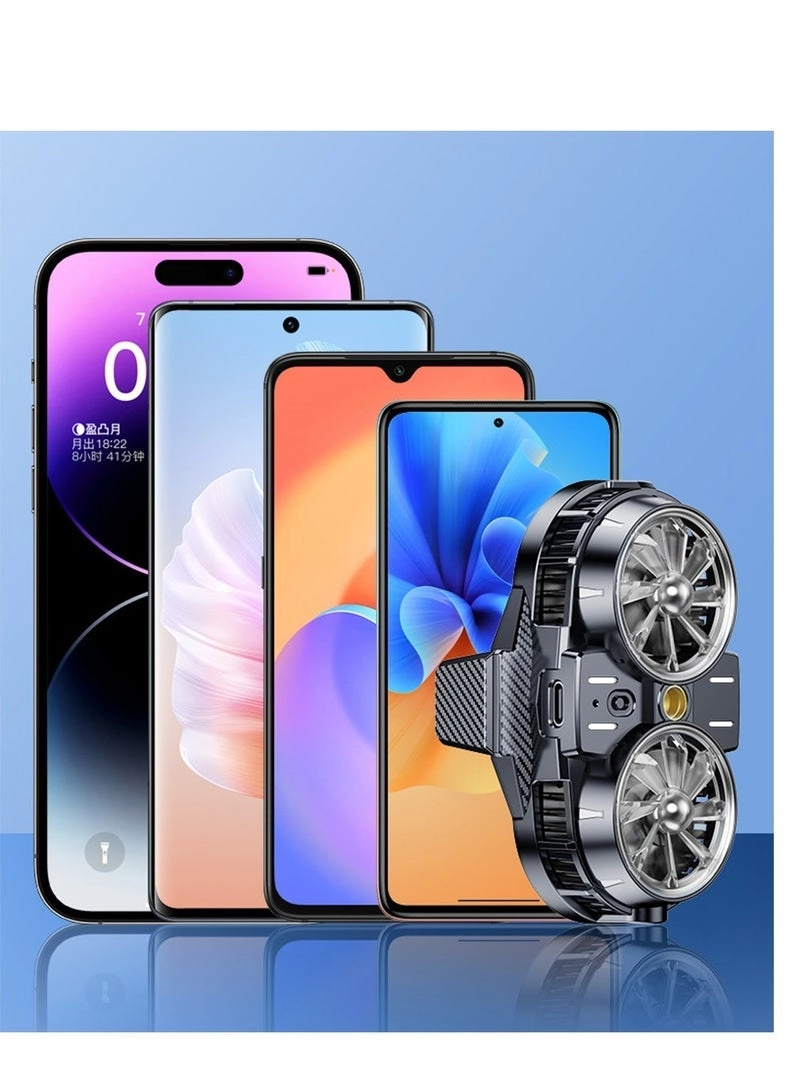 Phone Cooler - Temperature Display Dual Cooling